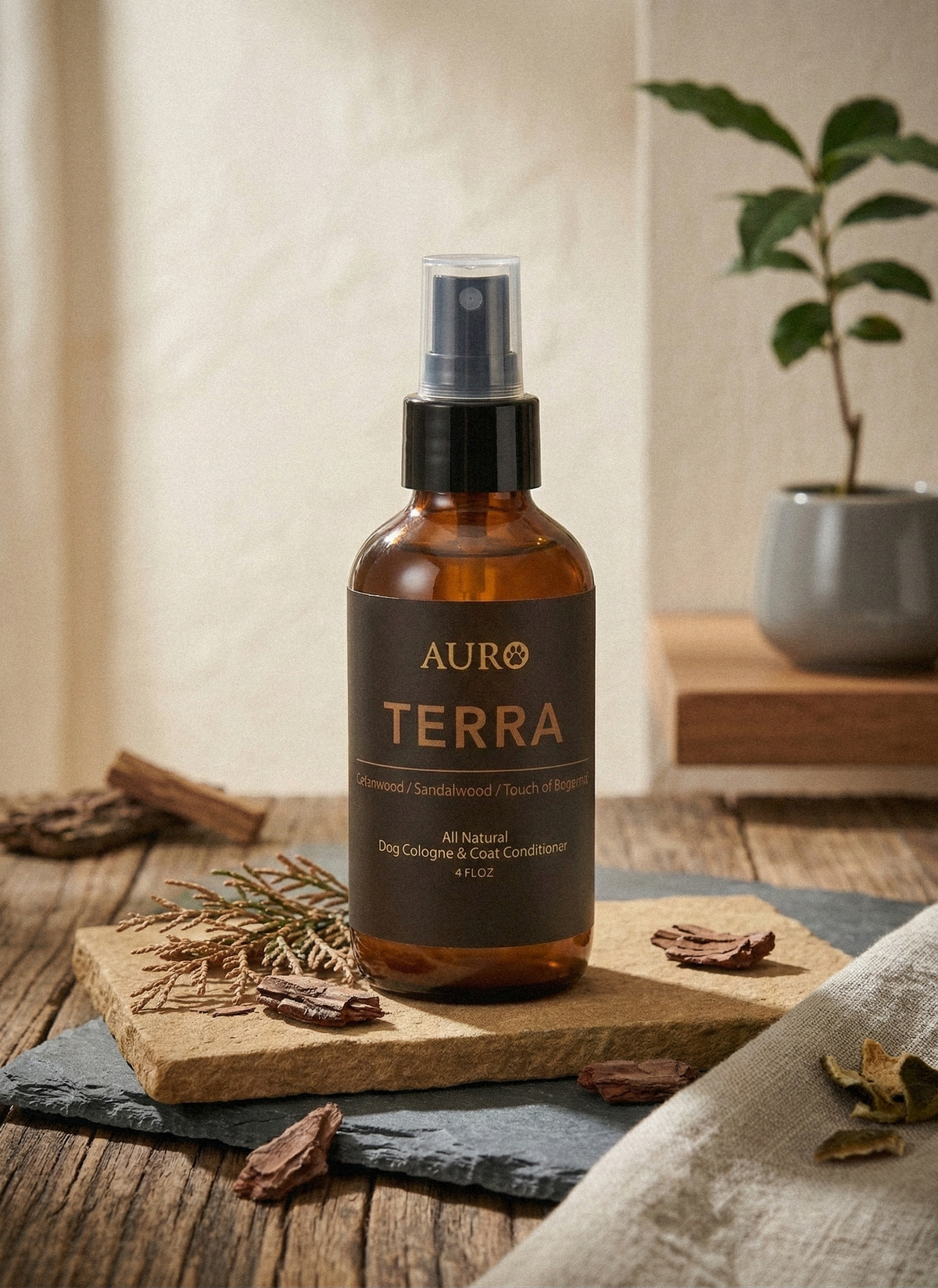 Auro Dog Cologne & Coat Conditioner- Terra